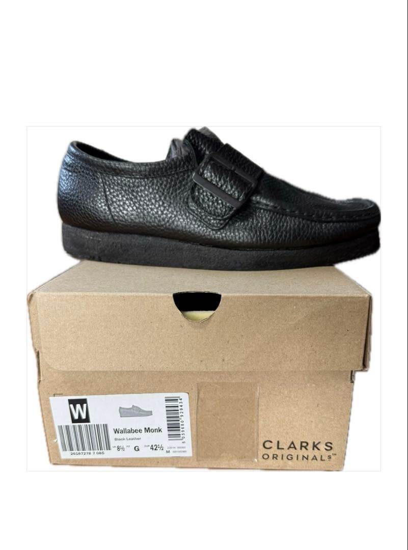 CLARKS Wallabee Monk ブラック