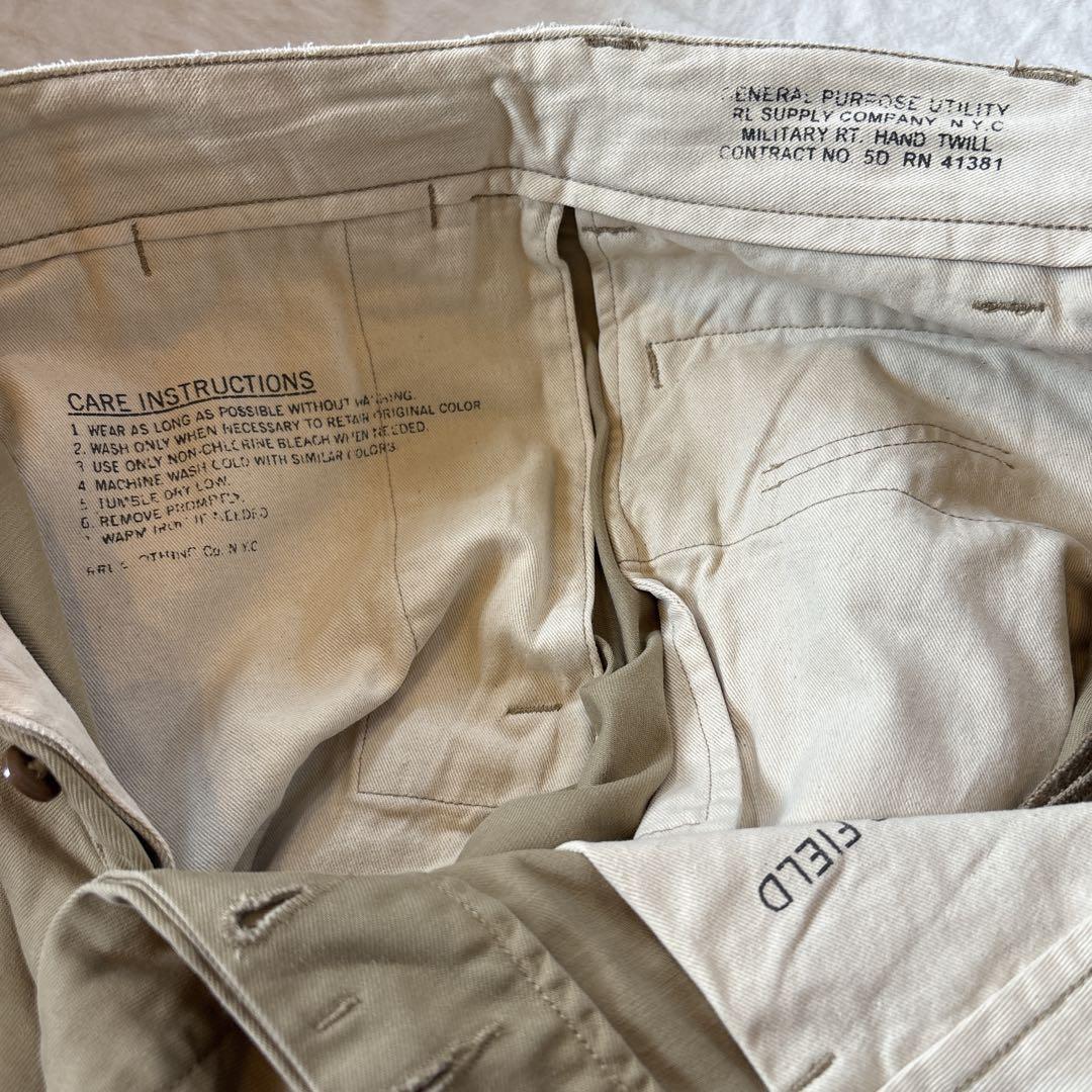 RRL オフィサーズフィールド　チノ