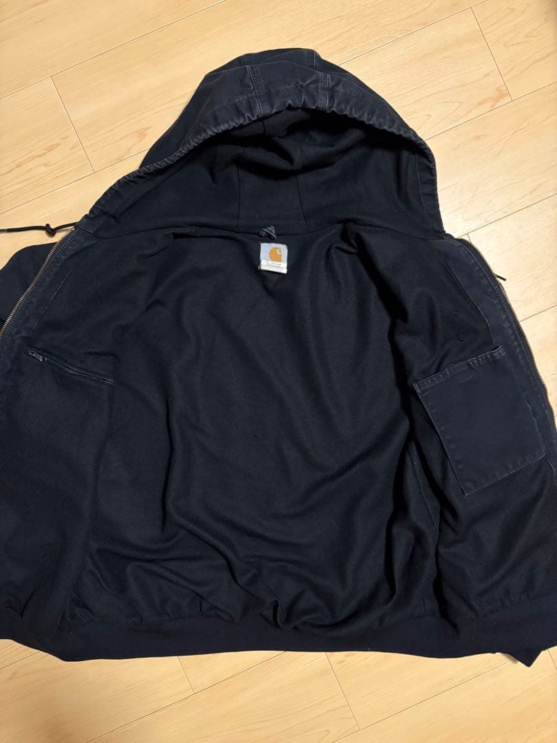 Carhartt／00s アクティブジャケット BLACK XLサイズ