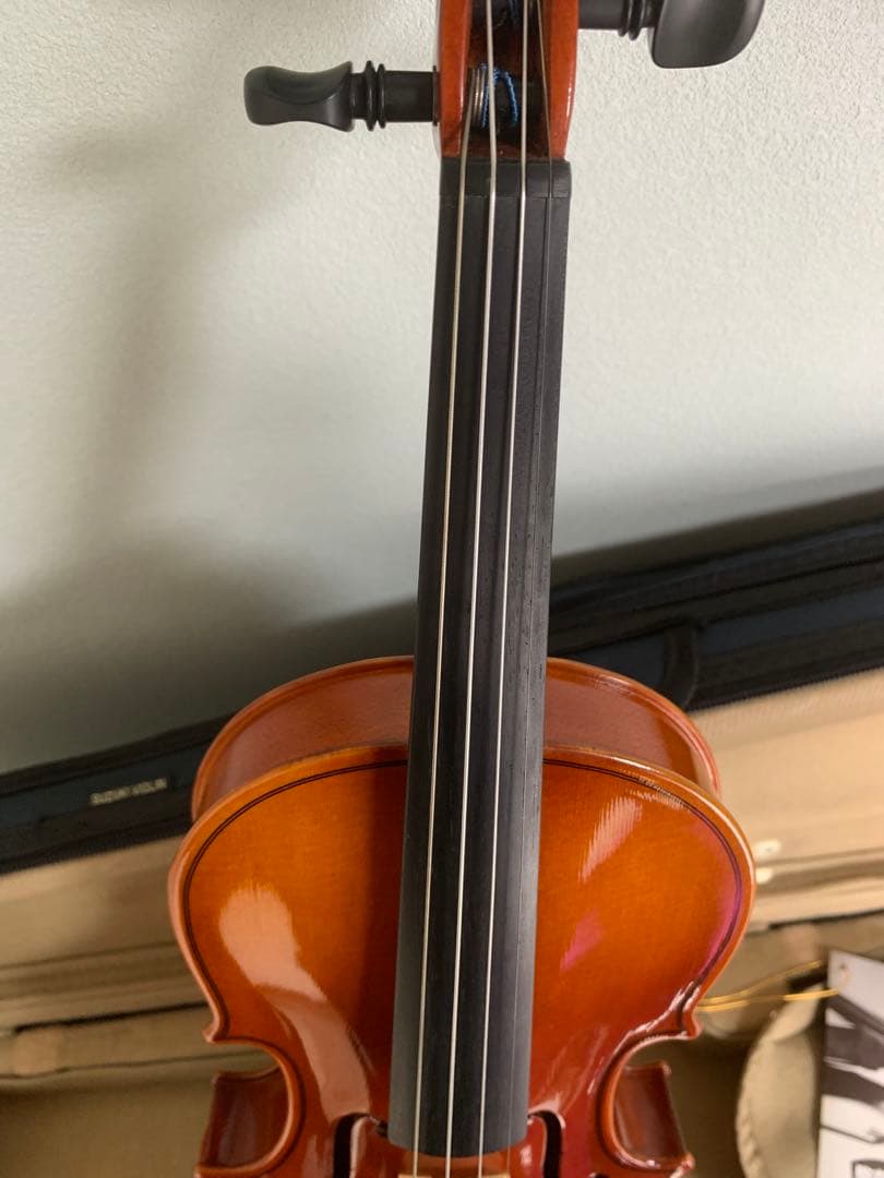 専用出品 SUZUKI バイオリン No200e 1/4 スズキ弓 肩当て 松脂