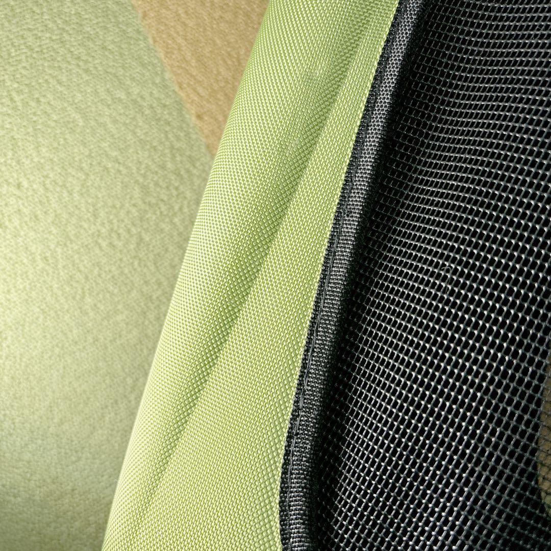 値下げ毛決行！　アイリスオーヤマ　ペットカートグリーン　折りたたみ　分離取り外し