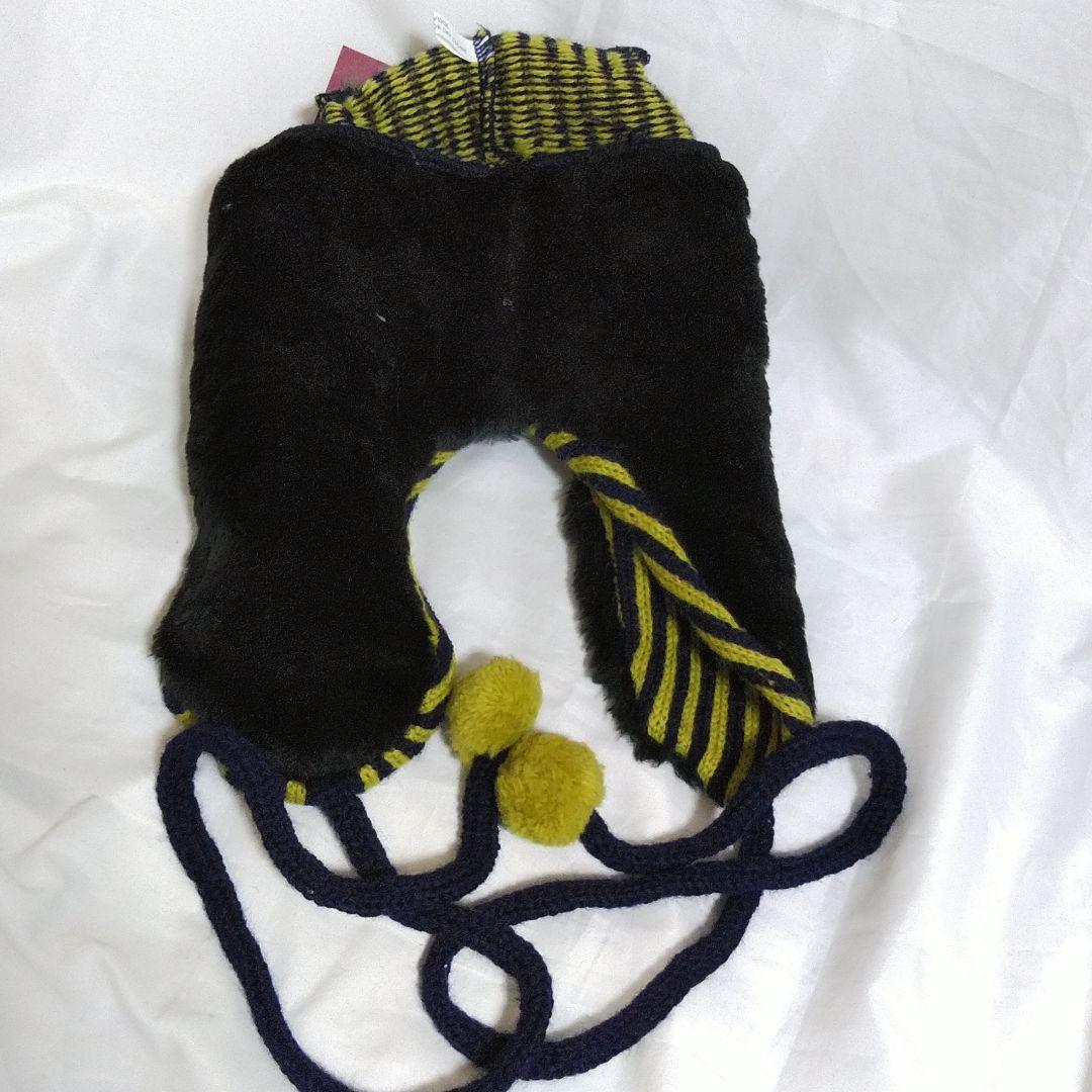 ☆*様 Original Sample ストライプ耳あて付きニット帽 デッドスト