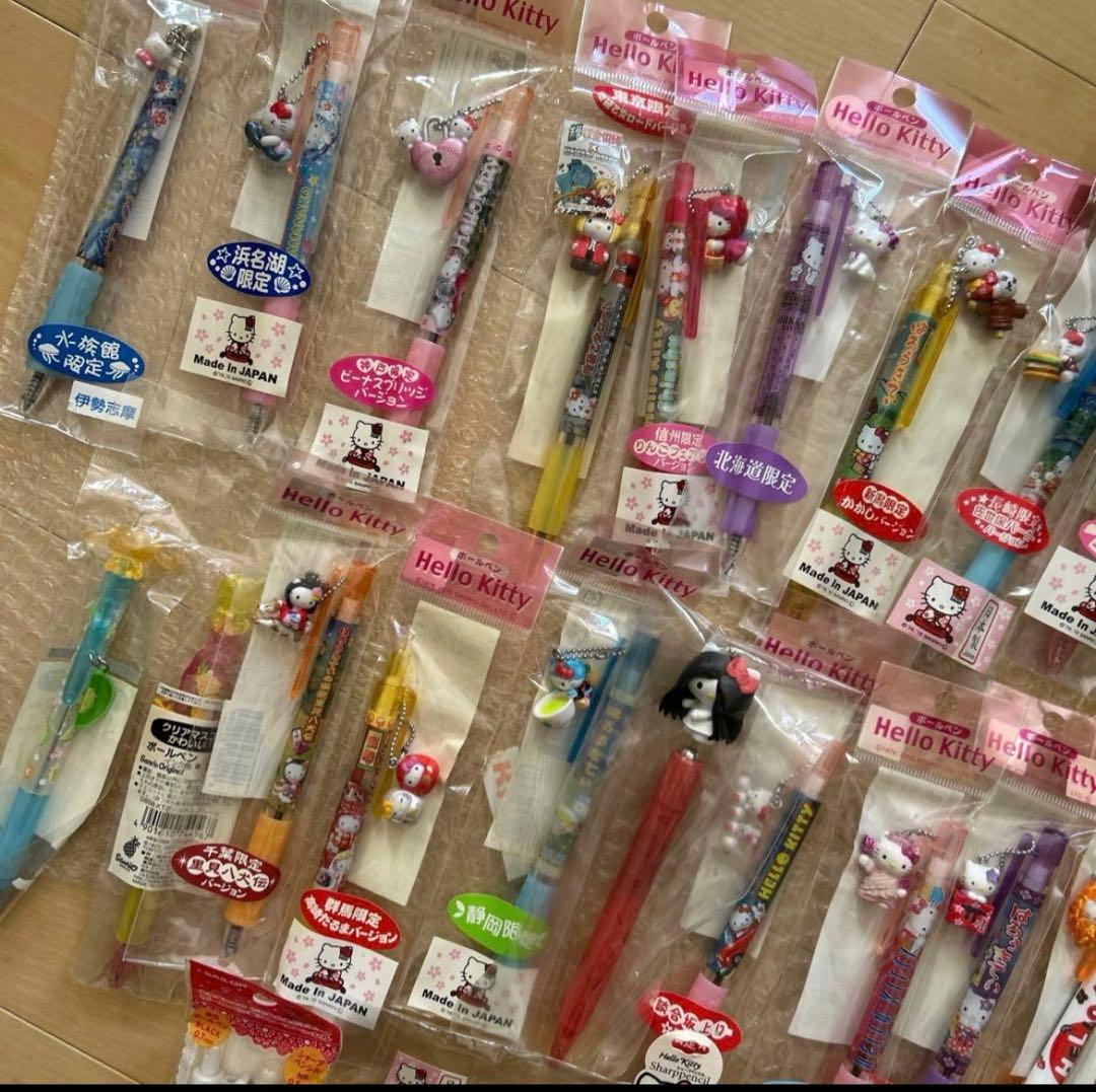 キティ　ストラップ　ご当地　ボールペン　シャーペン　貞子　限定