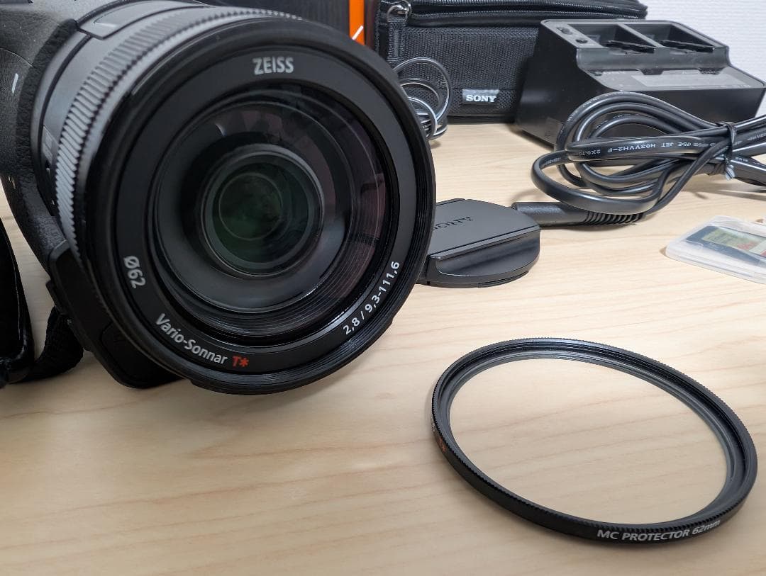 SONY FDR-AX100 ビデオカメラ + XLR-K2M + ほか