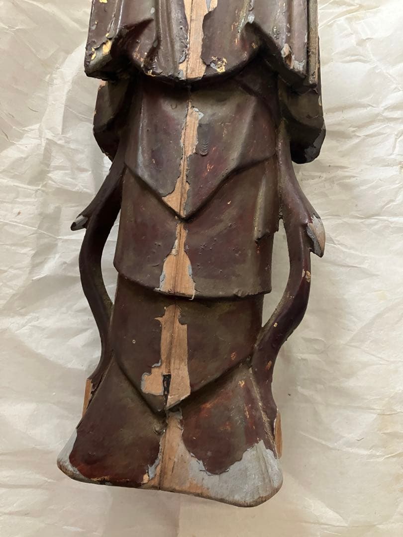 アンティーク　骨董　木彫　仏像　千手観音菩薩？　古美術