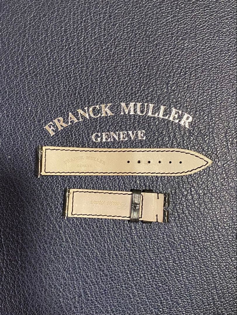 16mm フランクミュラー 純正 メタリック ストラップ ベルト