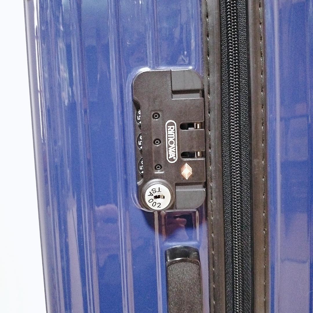 美品 RIMOWA リモワ サルサ4輪 877.70 TSAロック 軽量ネイビー