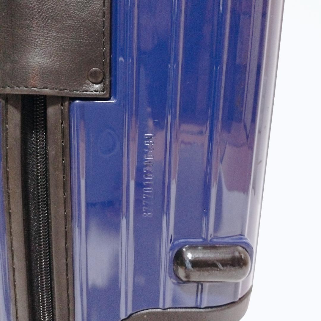 美品 RIMOWA リモワ サルサ4輪 877.70 TSAロック 軽量ネイビー