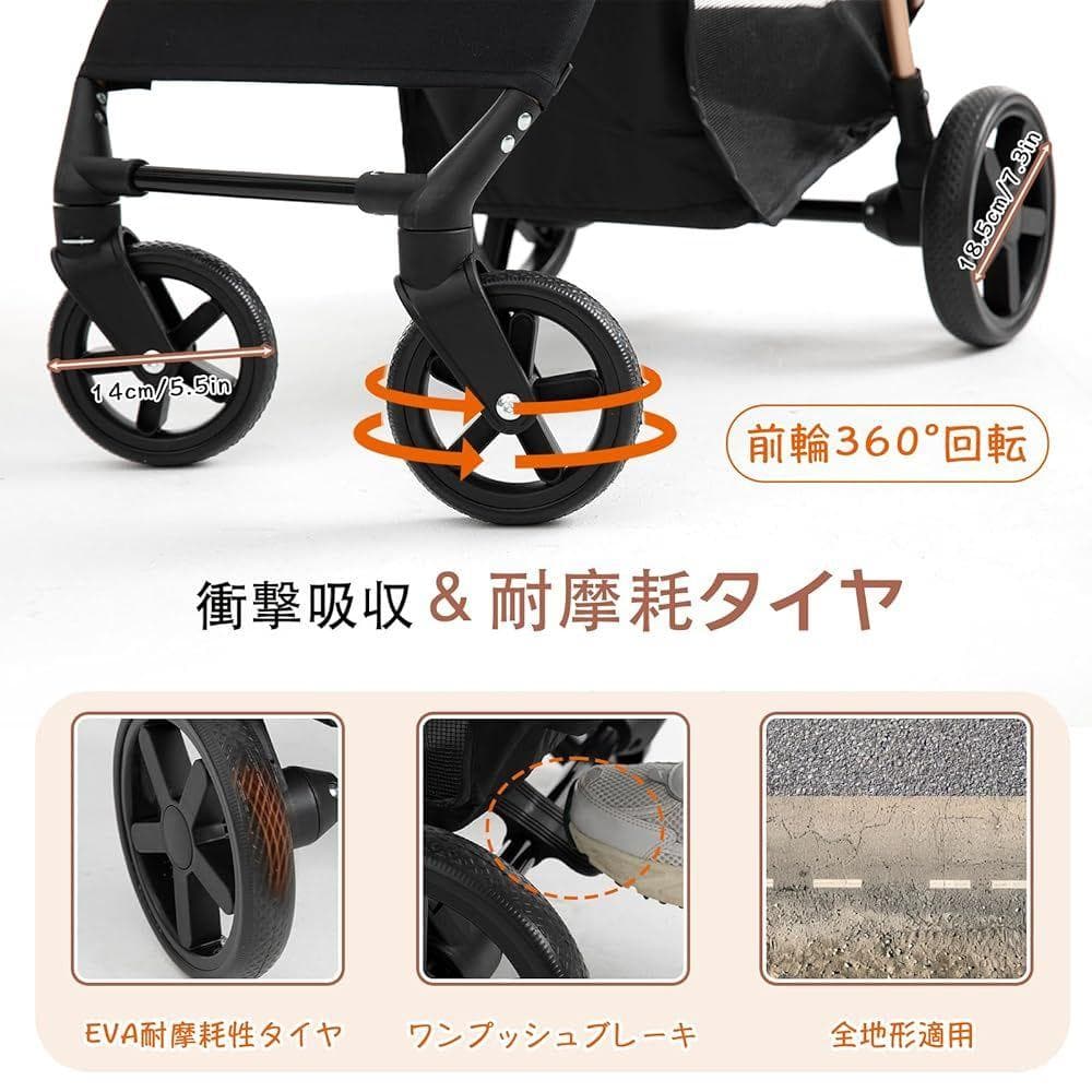 TRAIL TAIL ペットカート 折り畳み 4輪タイプ 軽量 耐荷重15KG