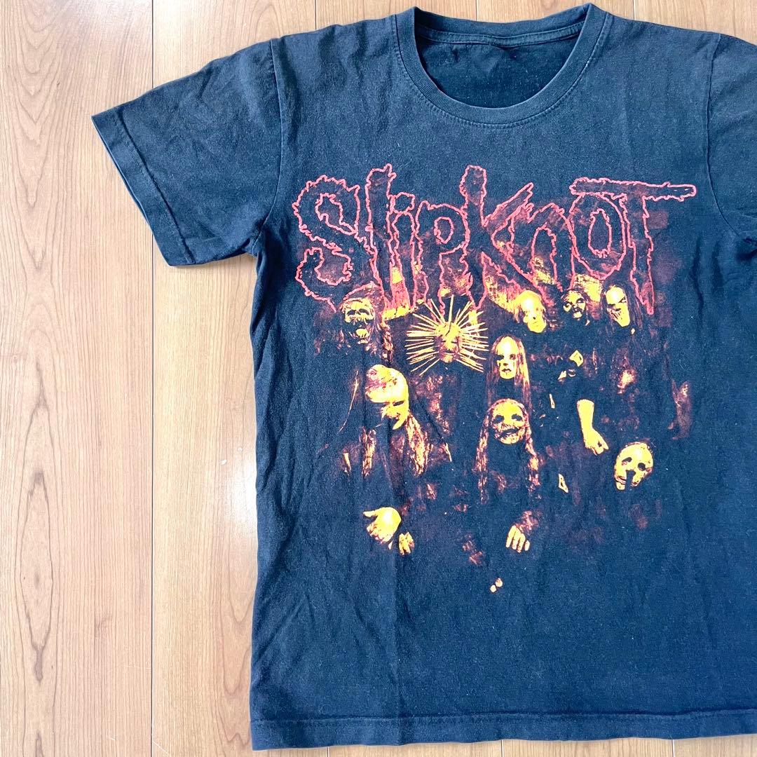 Slipknot バンドTシャツ ブラック 半袖 Tシャツ