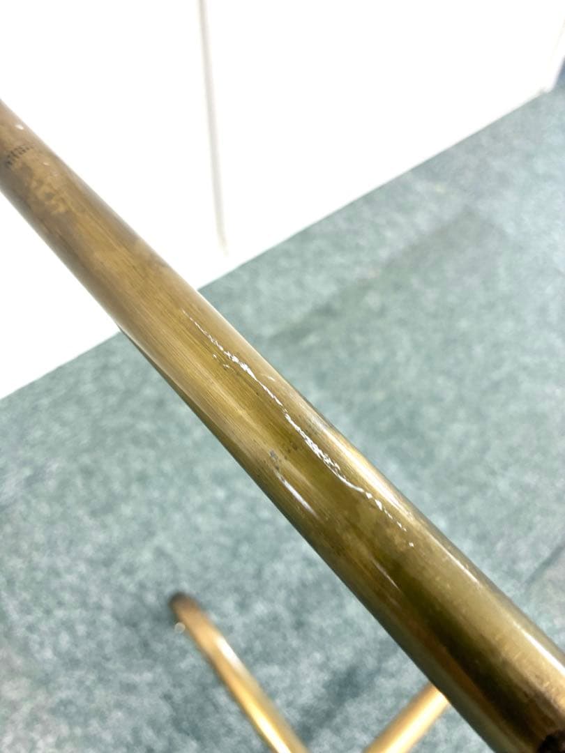 【特価レア】 バッグツリー ラック バッグ陳列 アンティークゴールド 真鍮