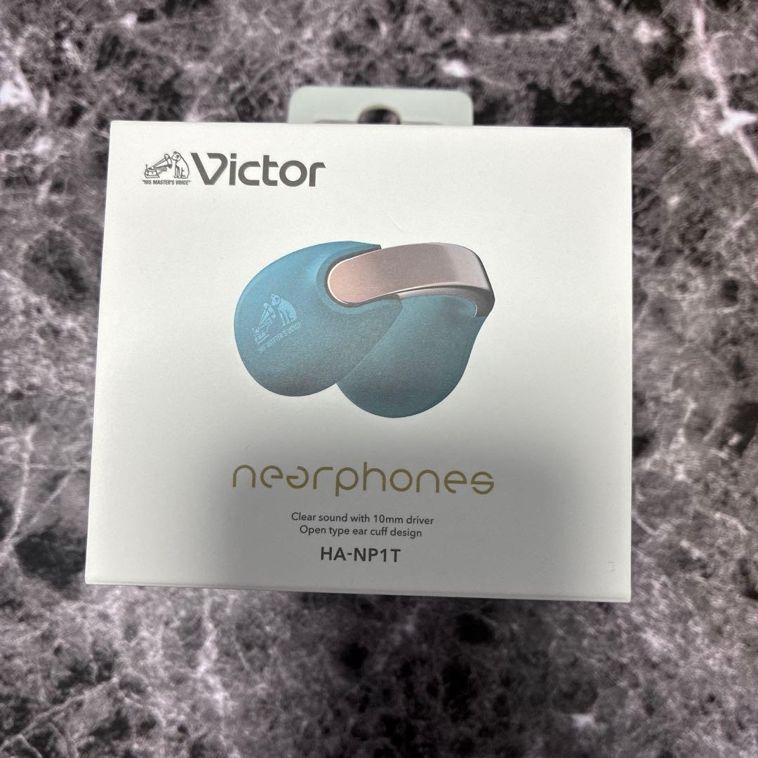 新品Victor nearphones HA-NP1T-A [ティールブルー]