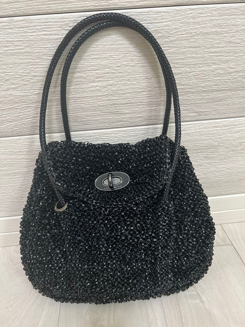 【専用】ANTEPRIMA ワイヤーバッグ NERO OPACO ターンロック