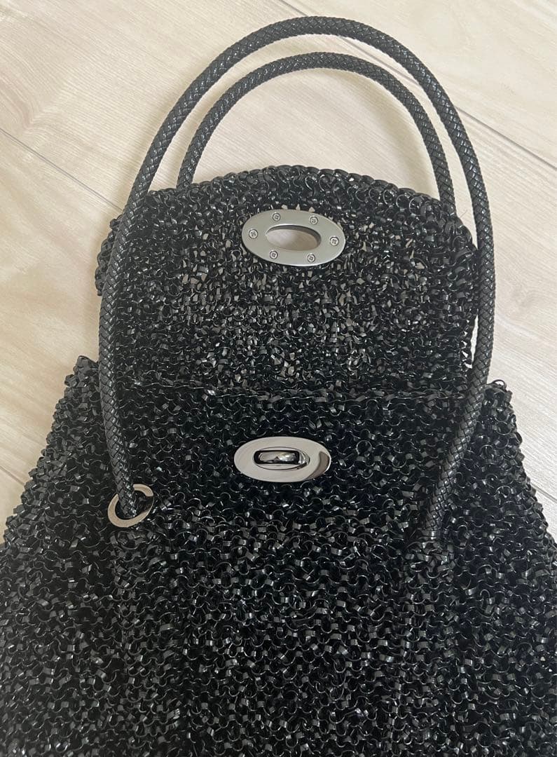 【専用】ANTEPRIMA ワイヤーバッグ NERO OPACO ターンロック