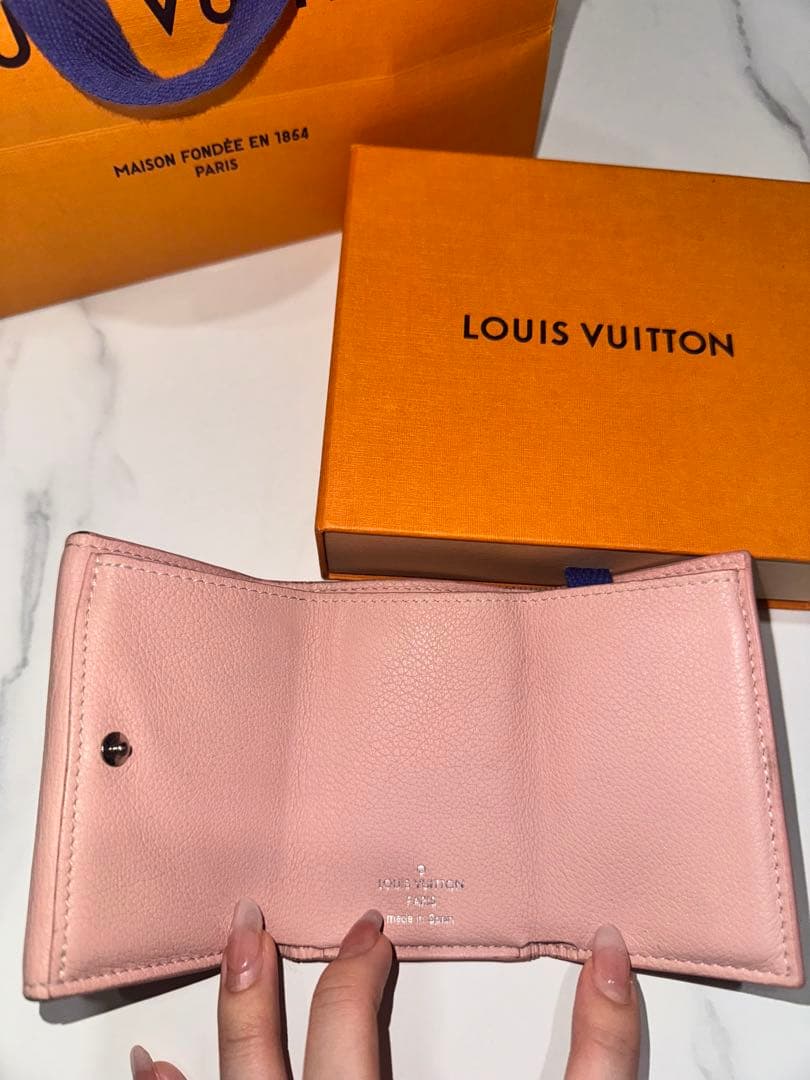 【値下げ不可】LOUIS VUITTON ピンク 三つ折り財布 ローズバレリーヌ