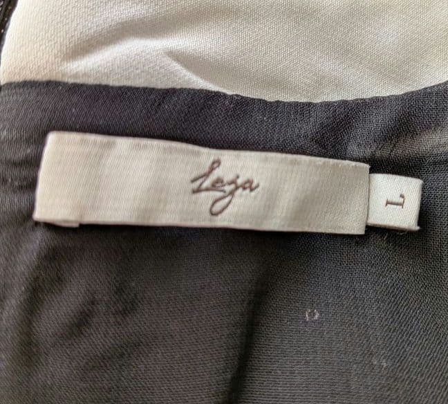 美品✨️Leja 花柄レースカラースパンコール刺繍Aラインフレアドレスワンピース