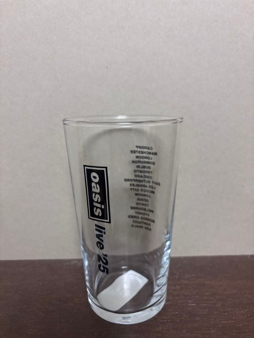 Oasis live '25 パイントグラス