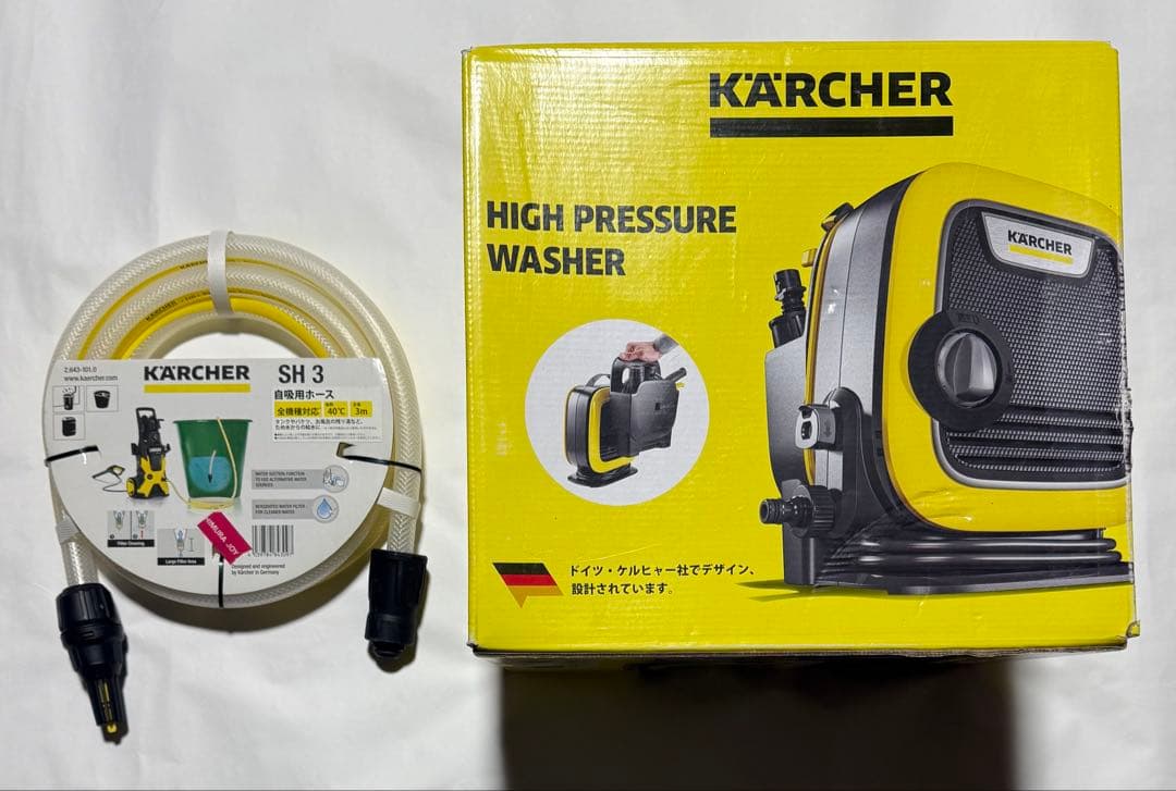 ケルヒャー高圧洗浄機 K MINI 1.600-050.0 ベットホース付き