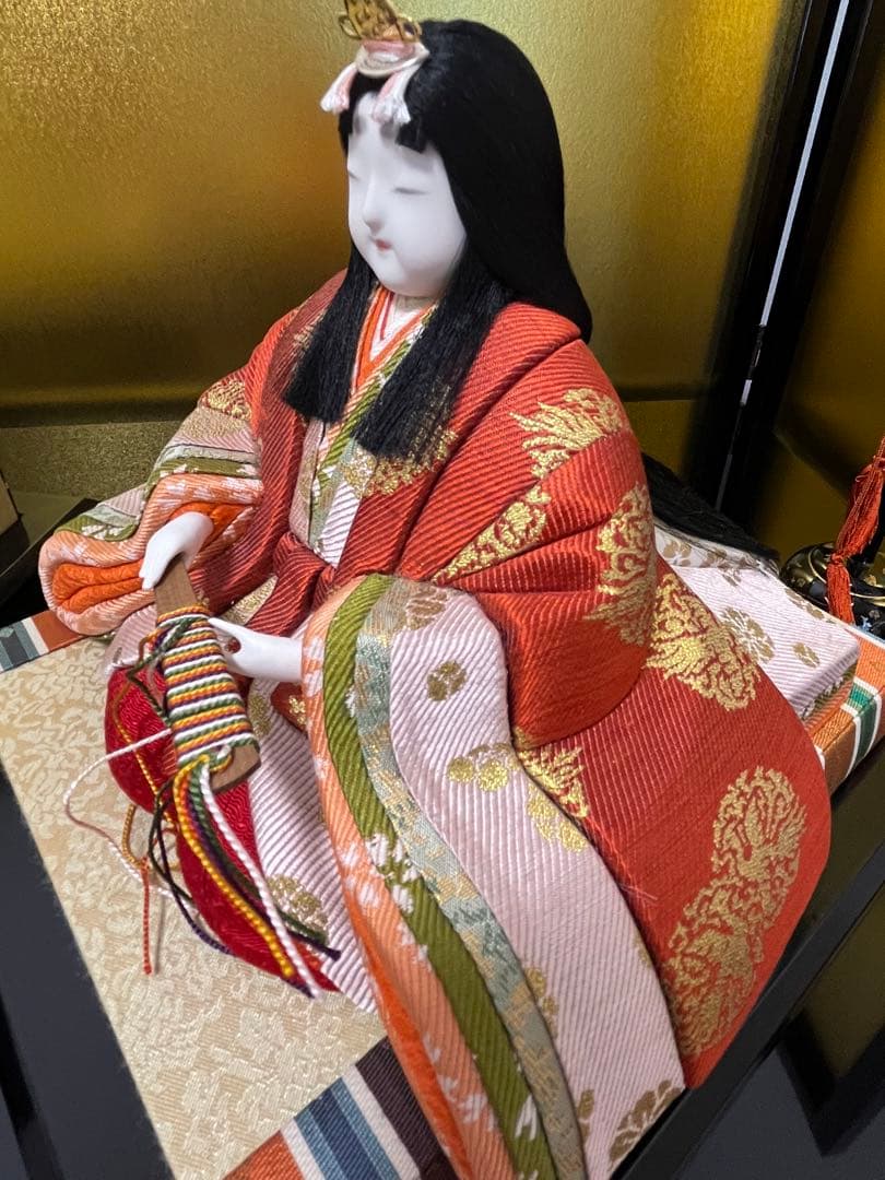 雛人形　真多呂作　木目込み人形　寛永雛