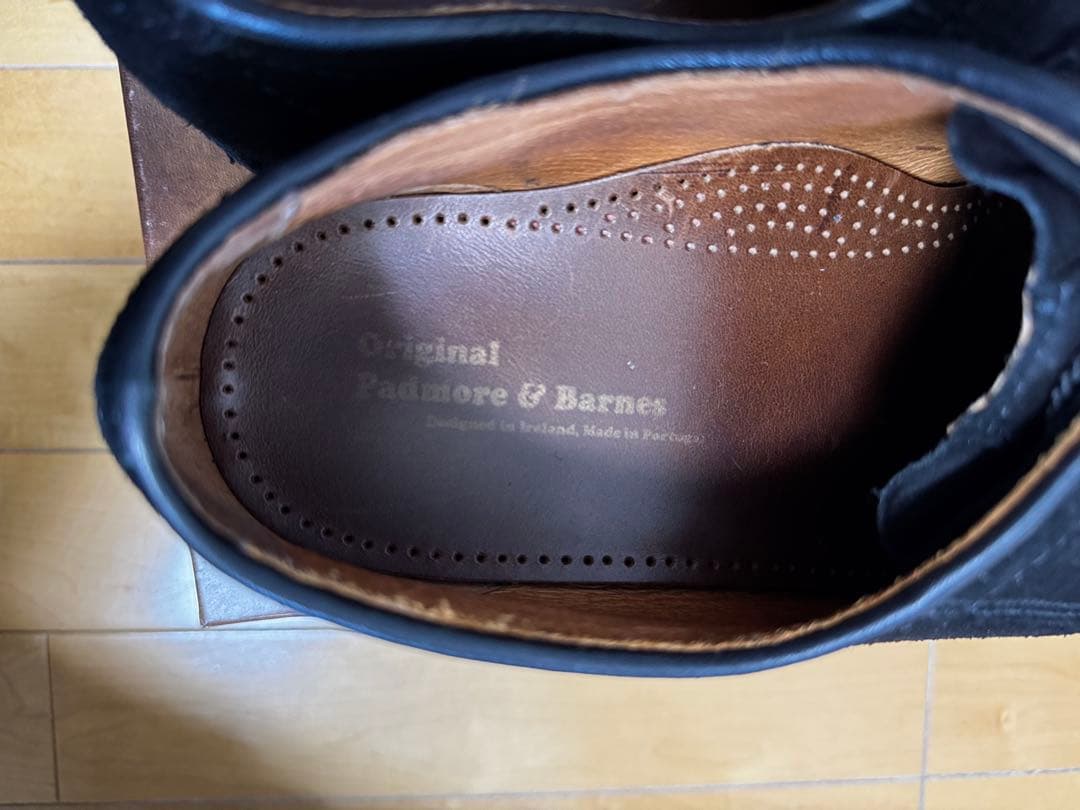 週末セール　Padmore&Barnes 別注 プレーントゥ シューズ＃