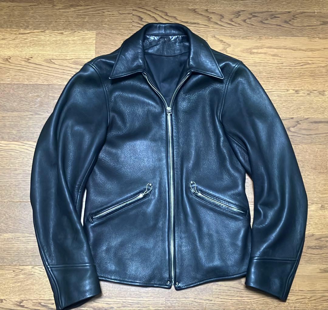 WARP AND WOOF ワープアンドウーフ Leather Jacket