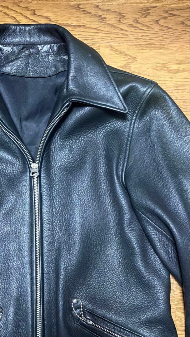 WARP AND WOOF ワープアンドウーフ Leather Jacket