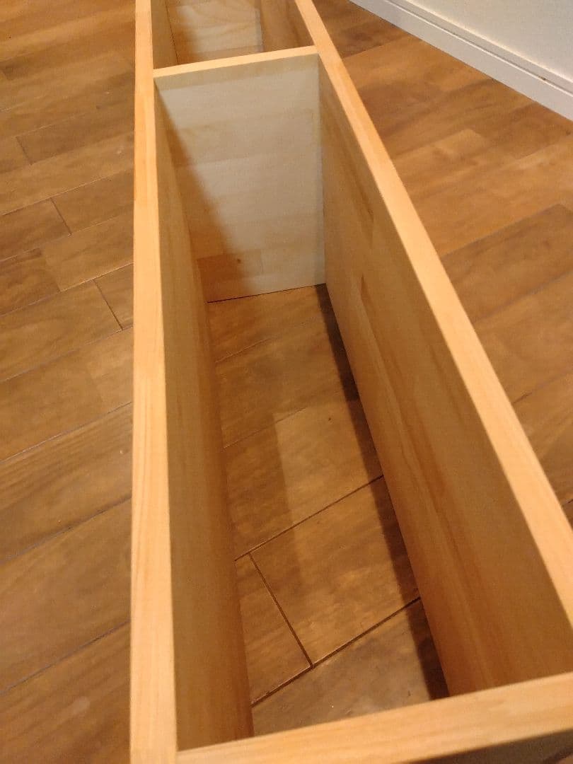 木製　ハンドメイド　オーダー　日の字　シェルフ　棚　水槽台　テレビ台アクアラック