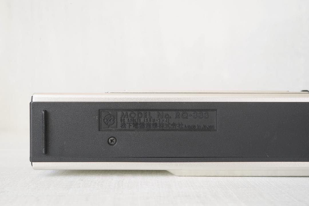 National カセットレコーダー RQ-333 美品 ケース&アダプター付き