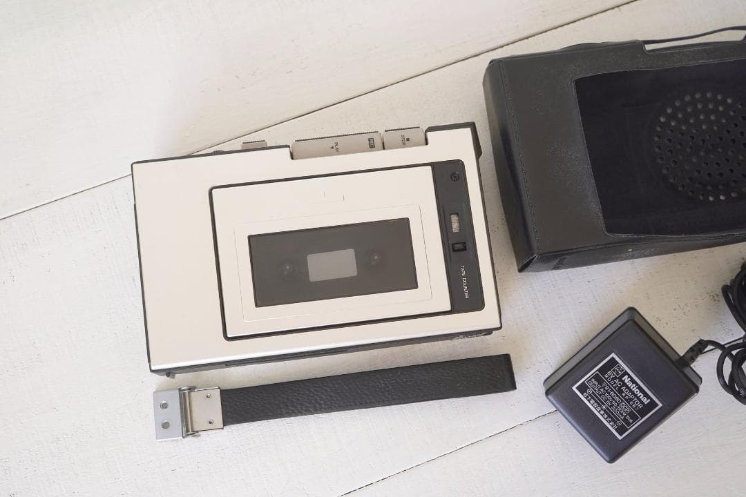 National カセットレコーダー RQ-333 美品 ケース&アダプター付き