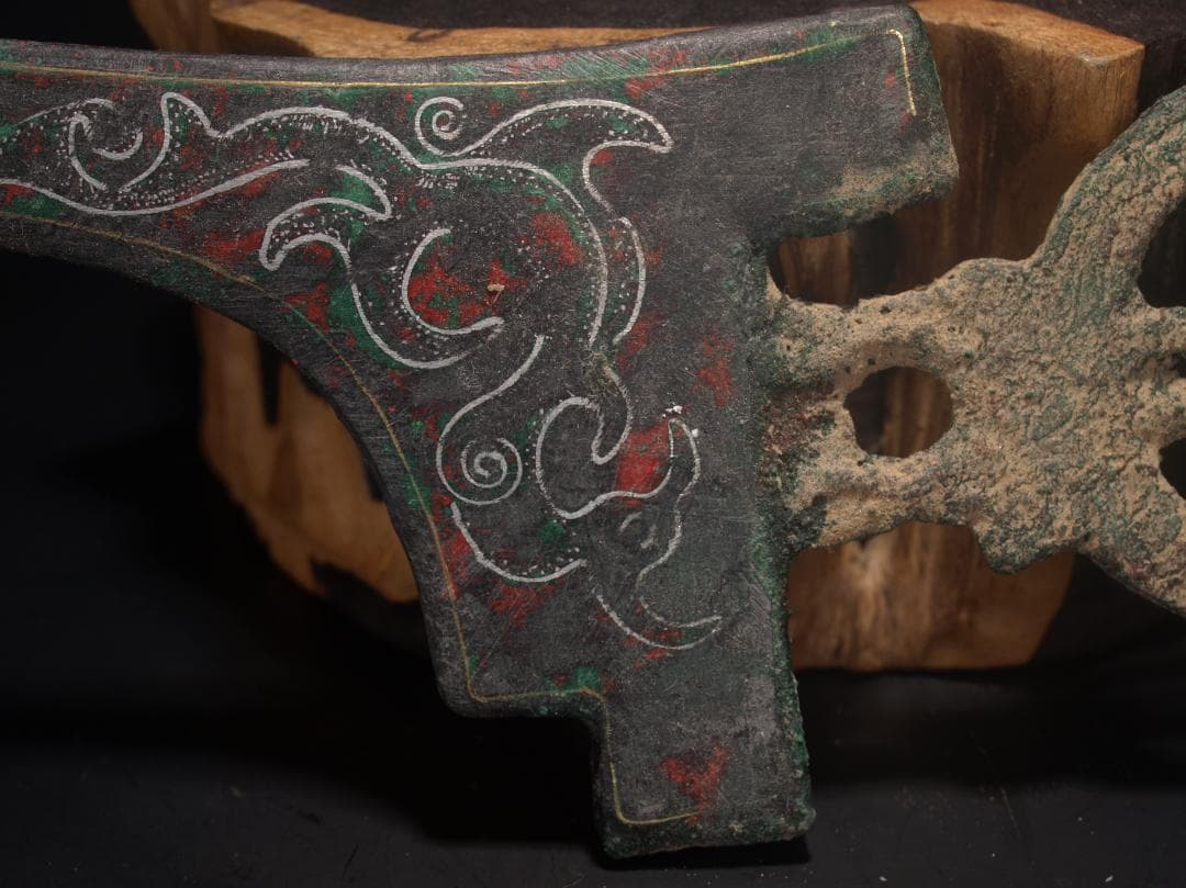 中国清銅器　唐時代ベルトの金具　激安骨董品 AK499A3-5