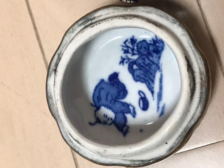 光緒年製　足銀　香合？　時代本物