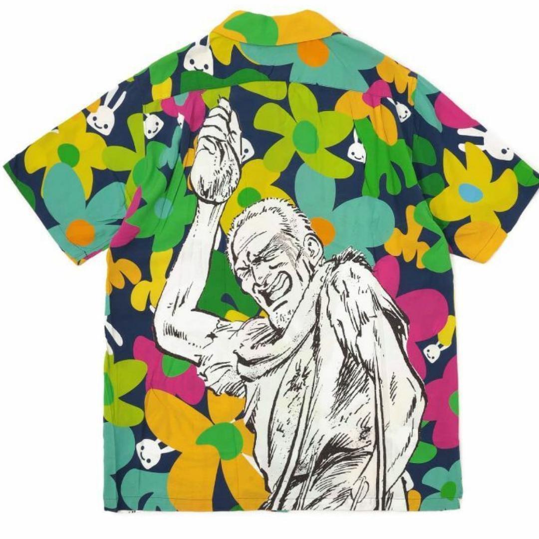 cune L 北斗の拳 アロハシャツ キューン シャツ 3 半袖 33000円