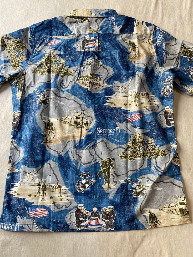 M新品未使用　ReynSpooner ✖️MARINES 米軍 限定コラボシャツ