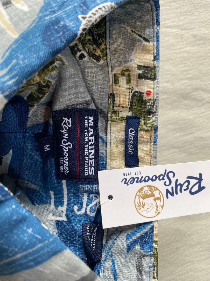 M新品未使用　ReynSpooner ✖️MARINES 米軍 限定コラボシャツ