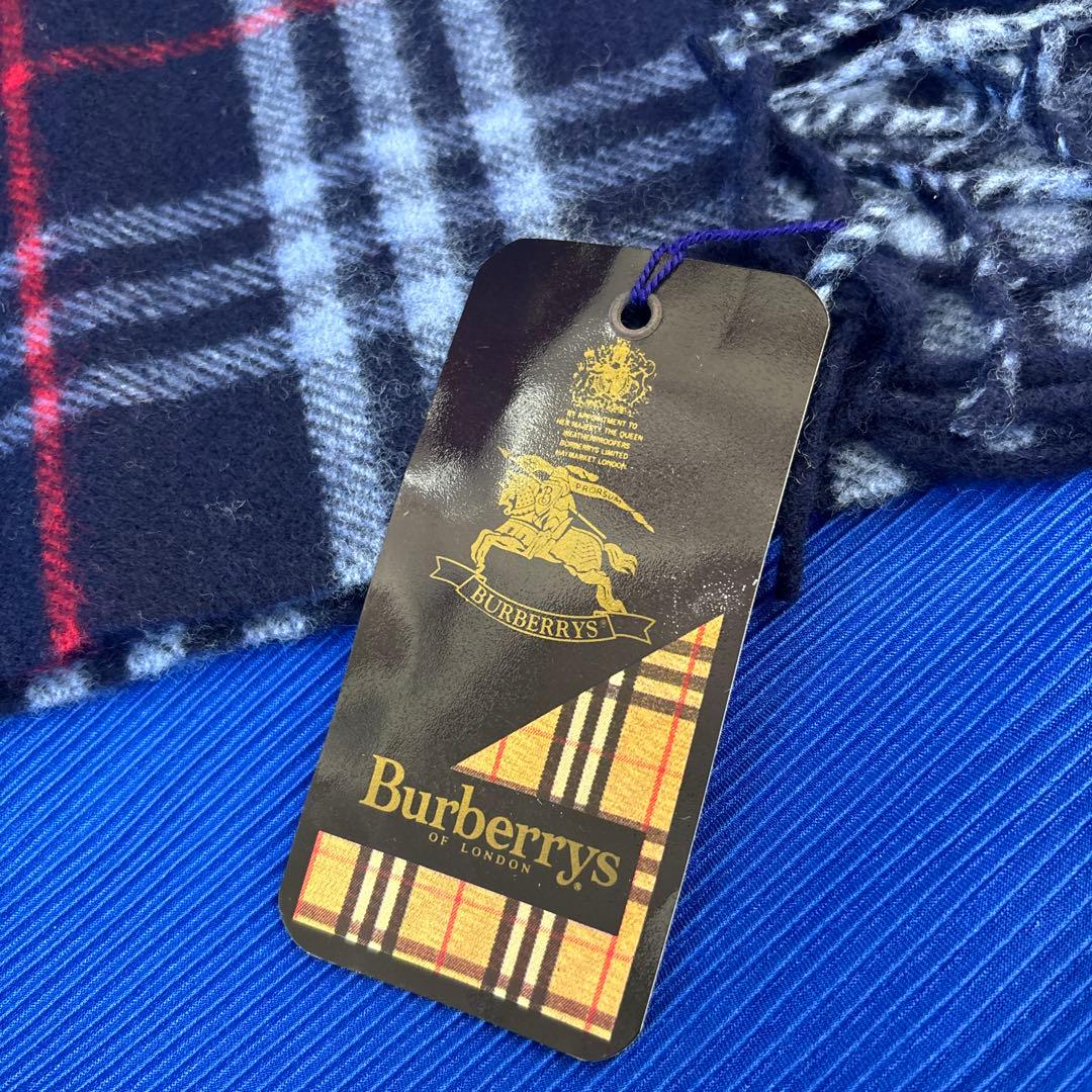 未使用自宅保管タグ付Burberrys レディースネイビー系 ノバチェック柄