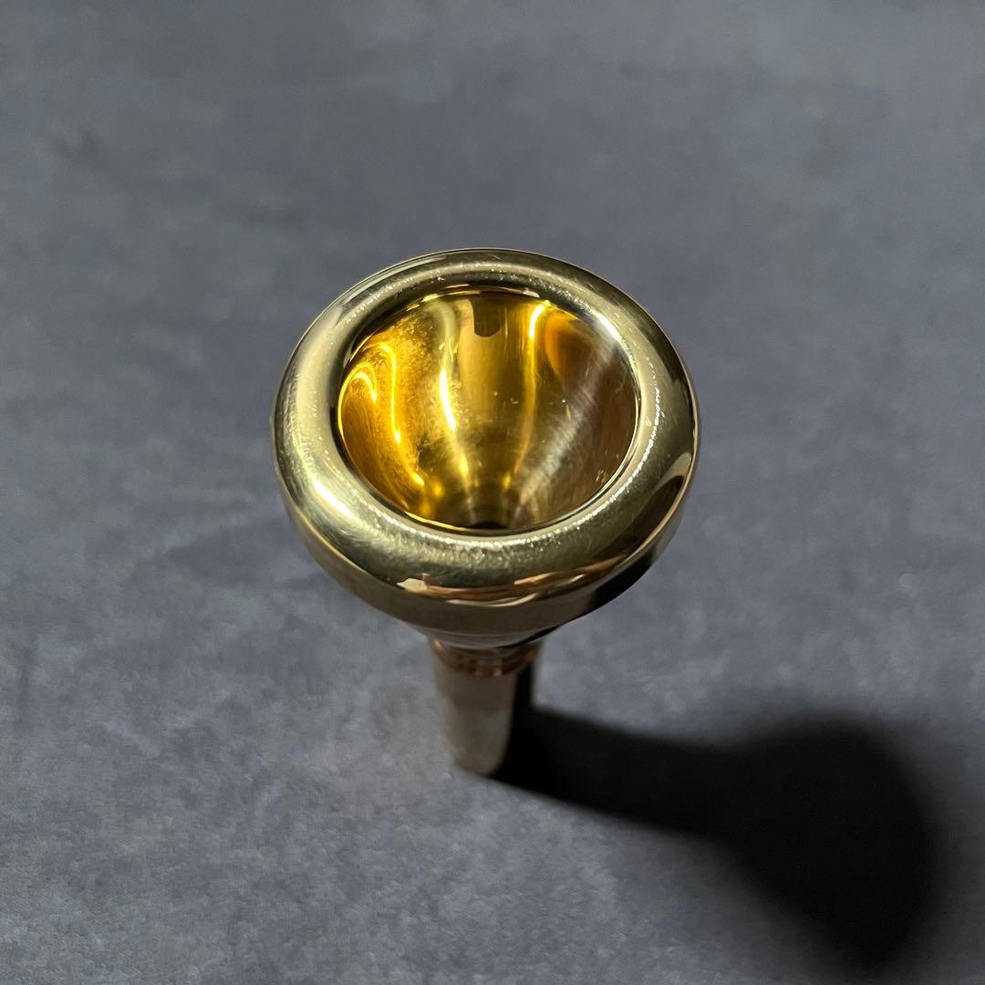 Bach バック ６1/2AL 金メッキ レア トロンボーン 太管 マウスピース
