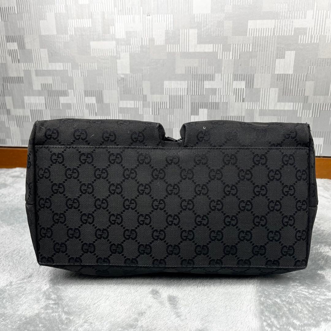 Gucci グッチ ワンショルダーバッグ GG ブラック系 キャンバス
