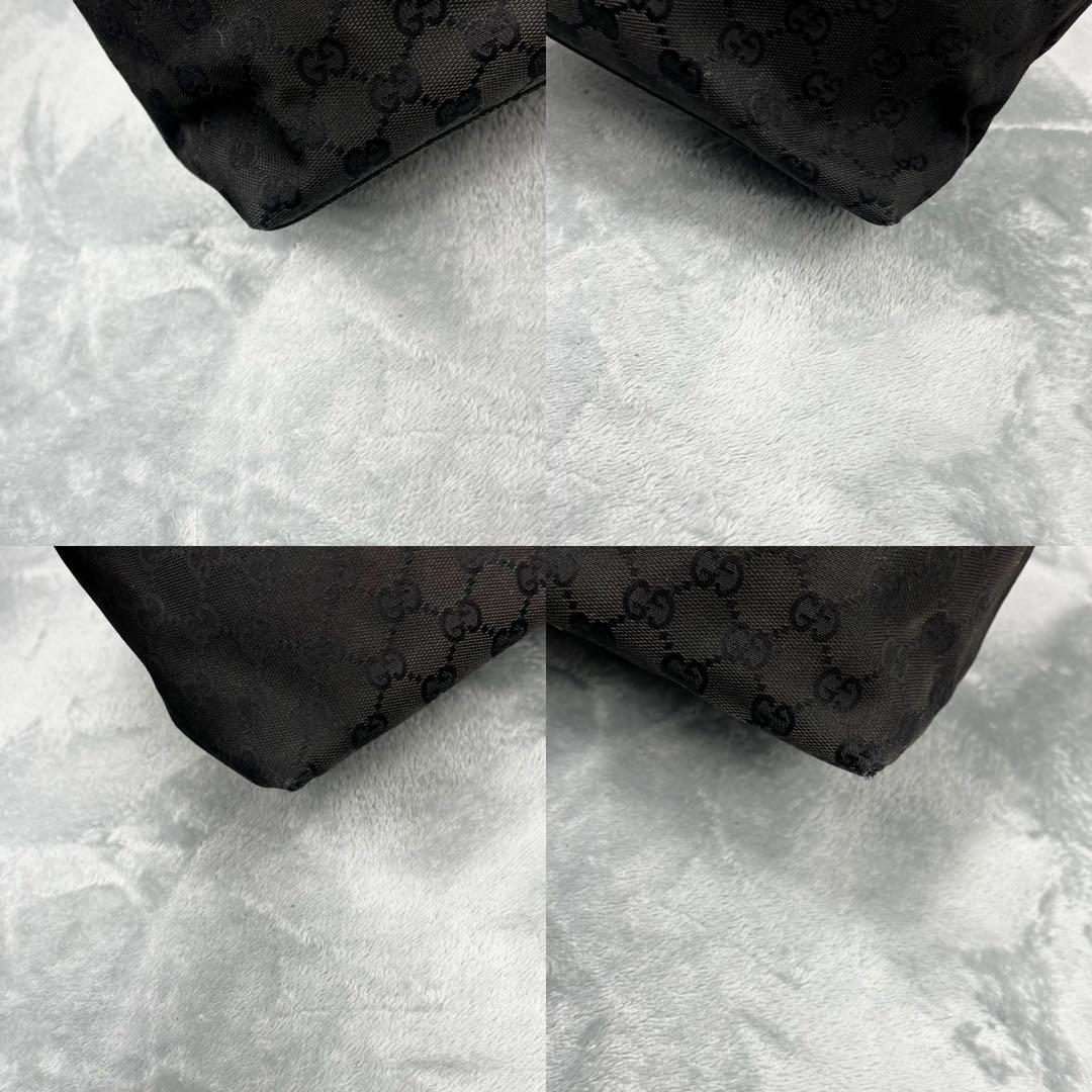 Gucci グッチ ワンショルダーバッグ GG ブラック系 キャンバス