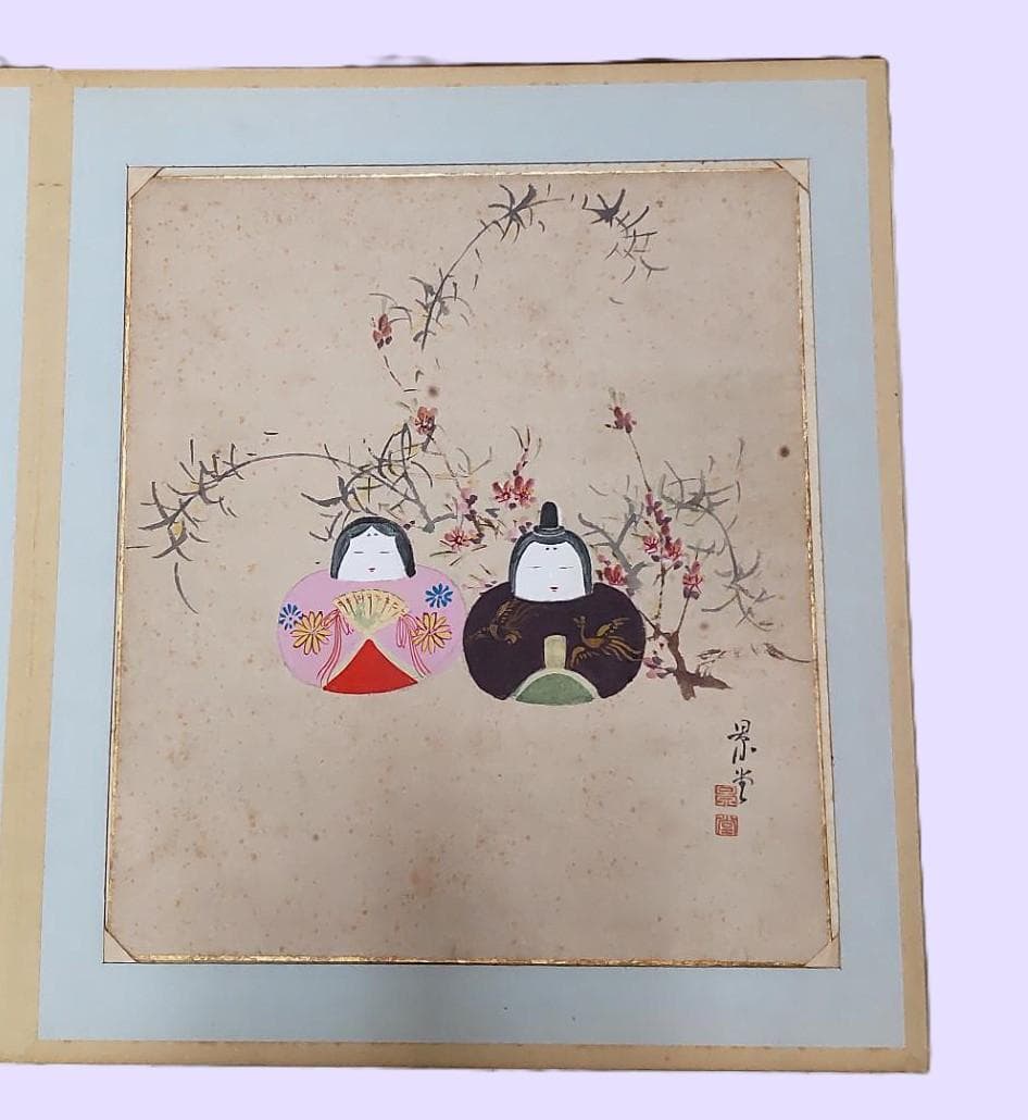 色紙　色紙集　書　画　書画　仏画　禅　景堂　公道