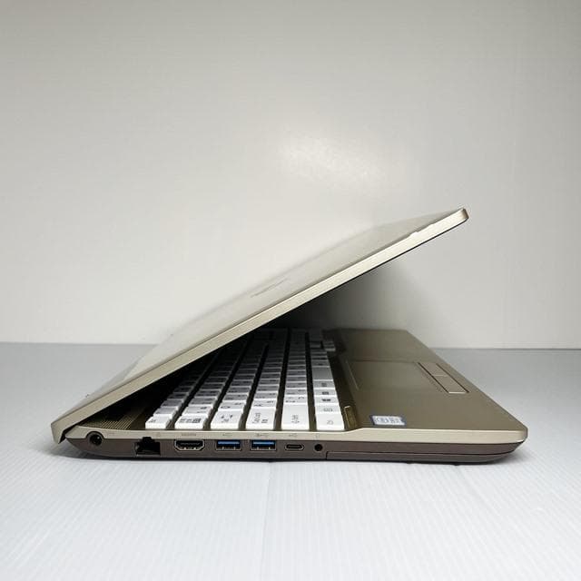 Win11★希少ゴールド！SSD256＋HDD1TB★富士通ノートパソコン