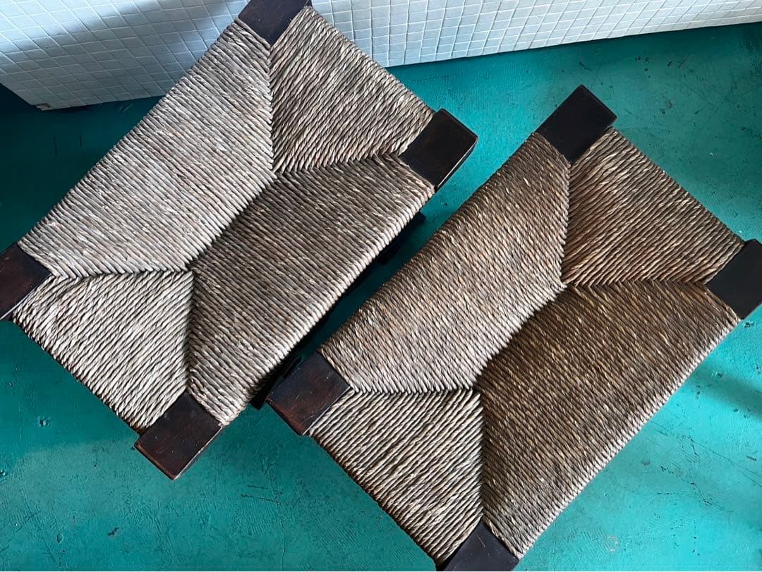 希少　松本民芸　スツール　2脚セット　民芸家具