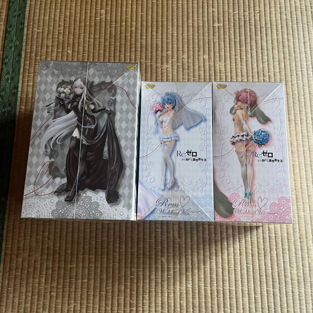 ★Re ゼロから始める異世界生活　ラム　レム　エキドナ　ウエディング ver.