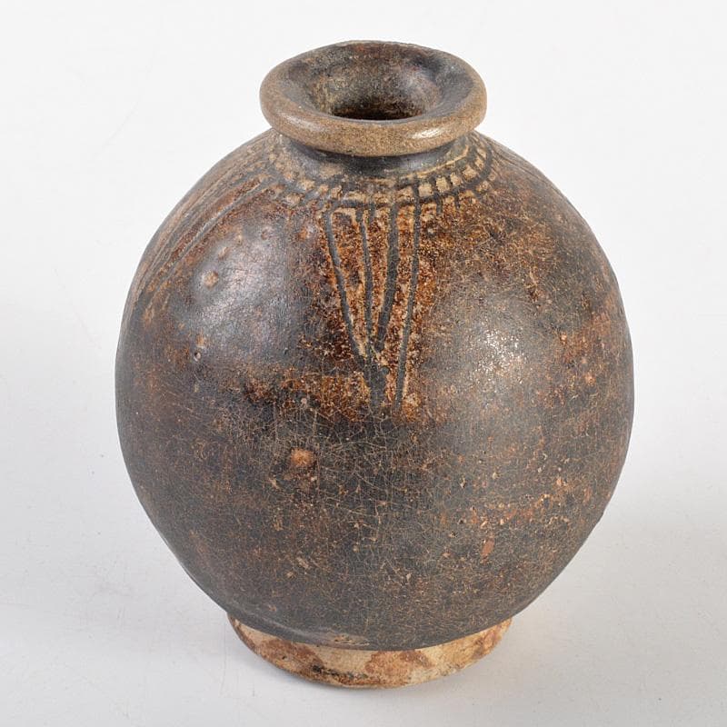 タイ古陶磁　スンコロク　宋胡録　小壷　V　6227