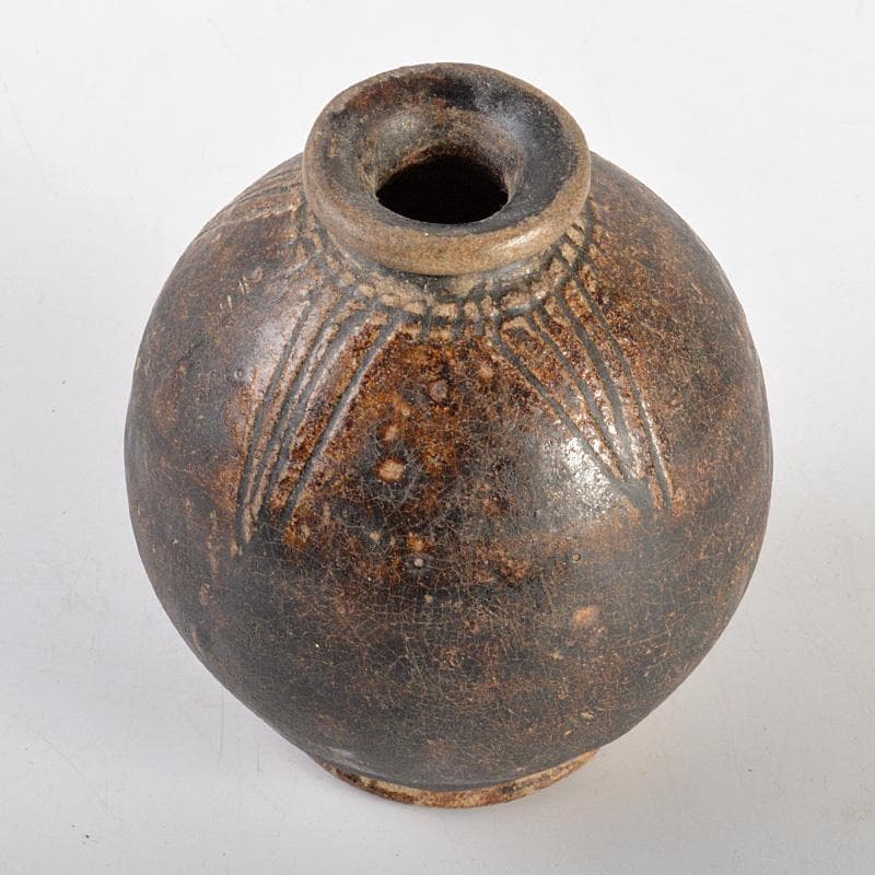 タイ古陶磁　スンコロク　宋胡録　小壷　V　6227