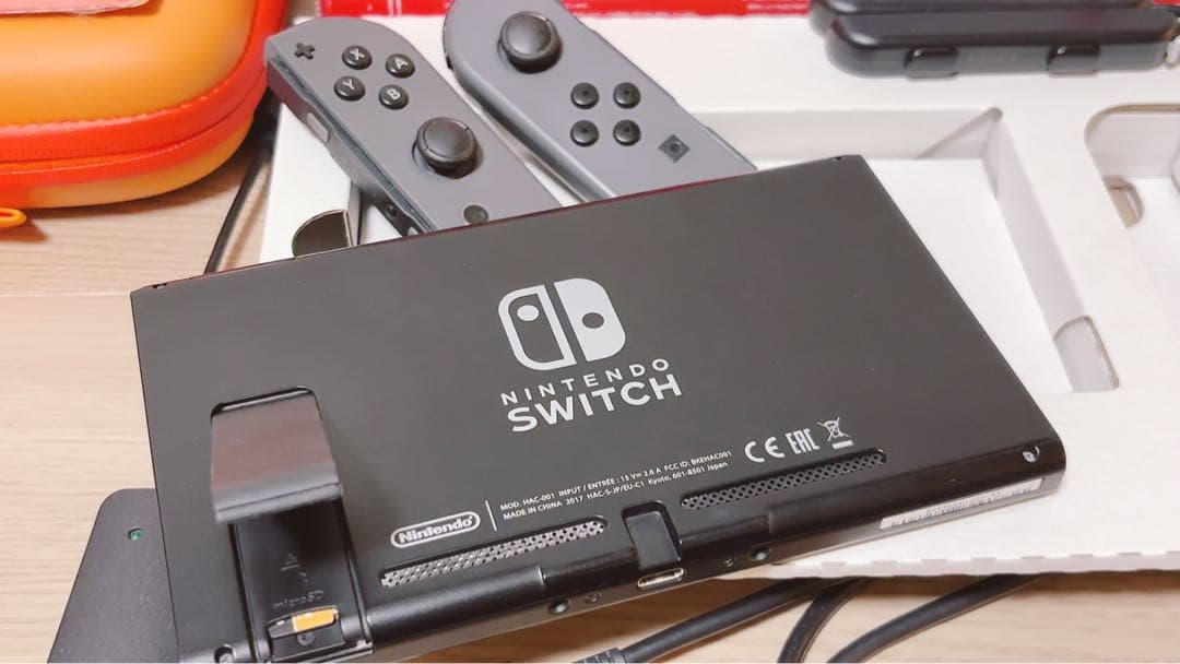 SDカード(256GB)付き Nintendo Switch 本体 グレー