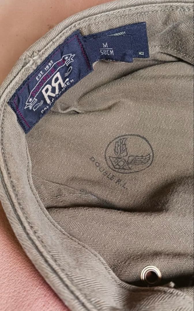 RRL★ダブルアールエル★ワークキャップ オリーブグリーン