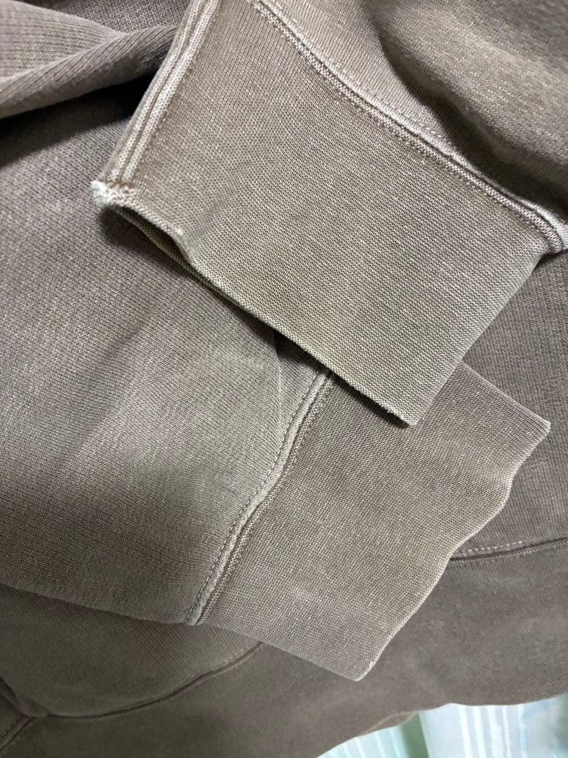 visvim jumbo hoodie p.o. n.d. mud 泥染