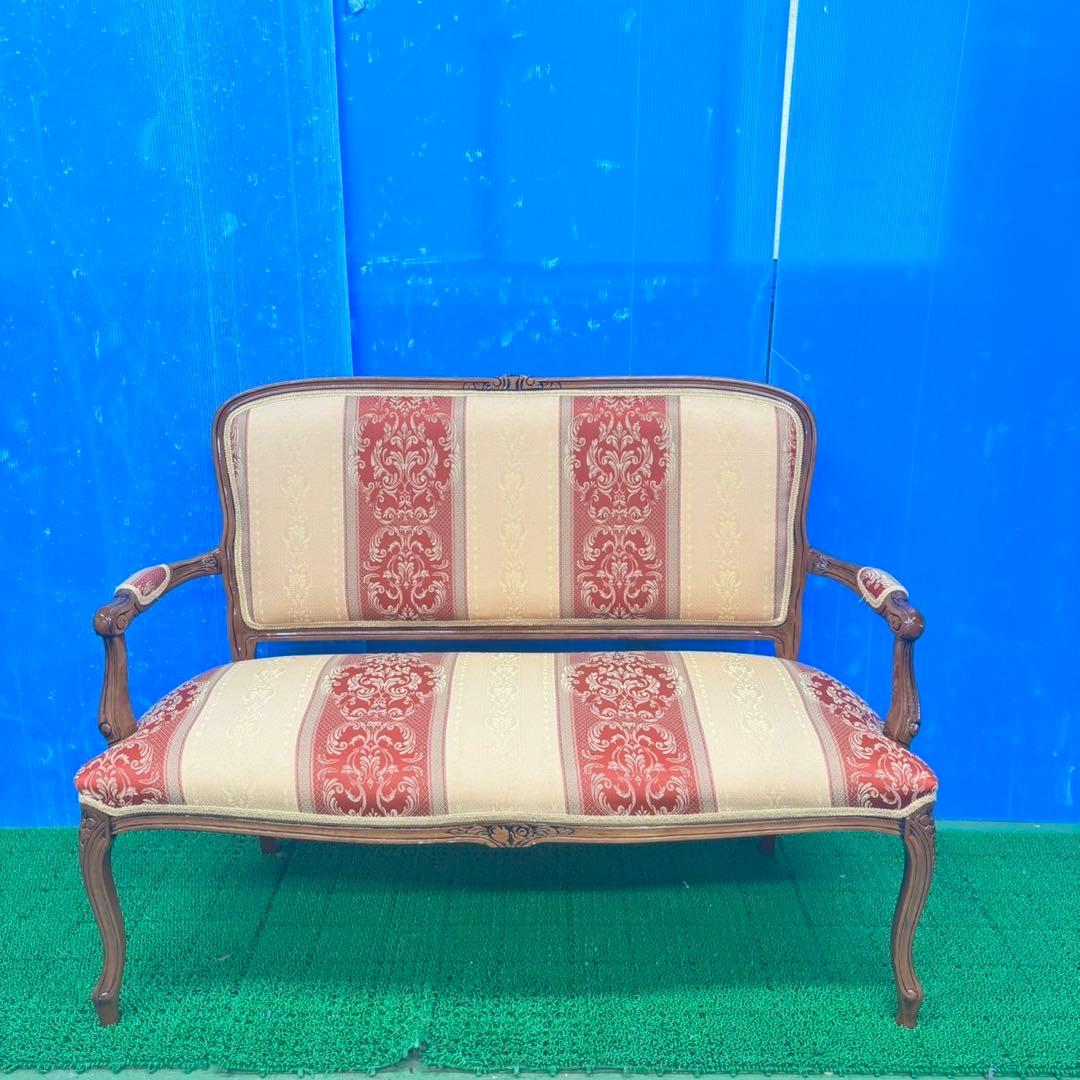 562 アンティーク調　ソファ　2人掛け　猫足　猫脚　極美品　激レア品