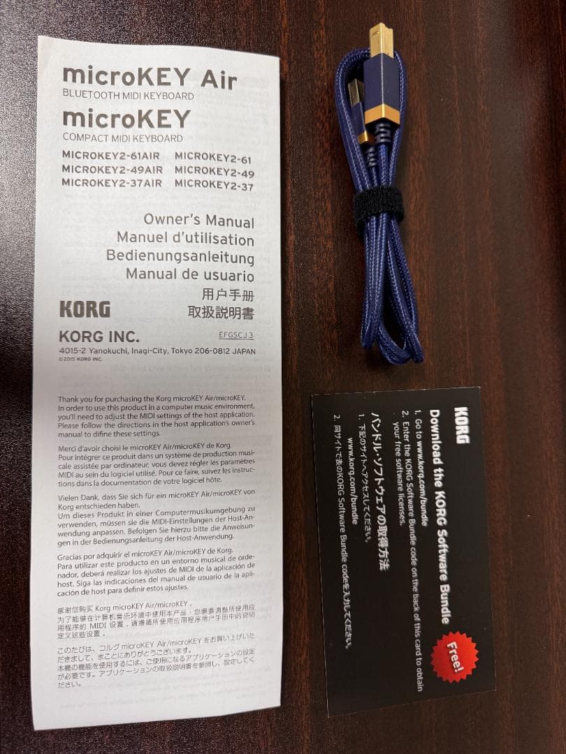 KORG microKEY2 Air BT MIDIキーボード 61鍵盤