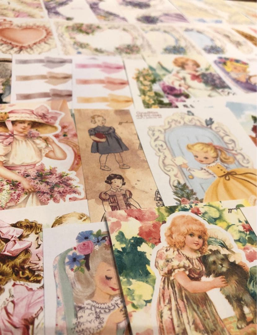 【期間限定値下げ】①海外 作家様 ステッカー 50枚セット ♡ 韓国作家